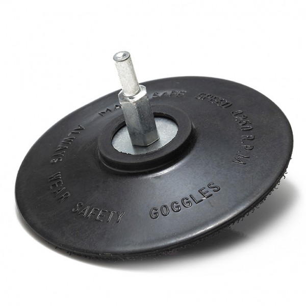 Rubber Hook and Loop Backing Pad / 6" (150 mm)